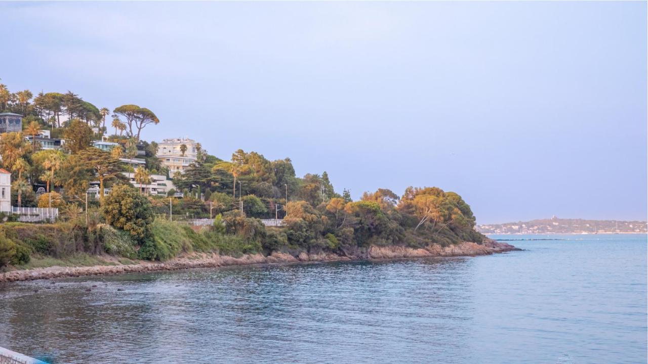 カンヌNid D'Amour Vue Mer - Pieds Dans L'Eau - Unique - Terrasse - Clim - Wifiアパートメント エクステリア 写真